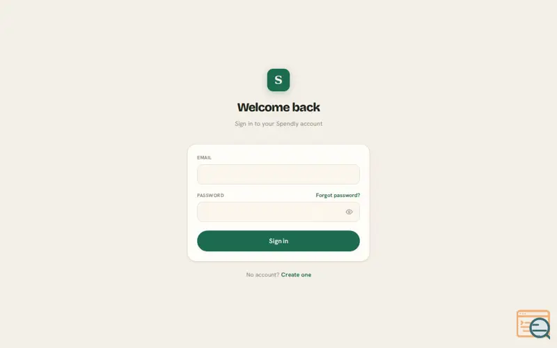 Screenshot of Spendly