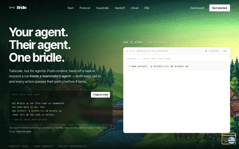 Screenshot of Bridle