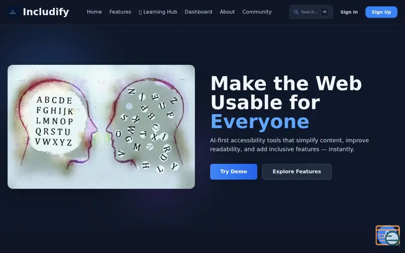 Screenshot of Includify