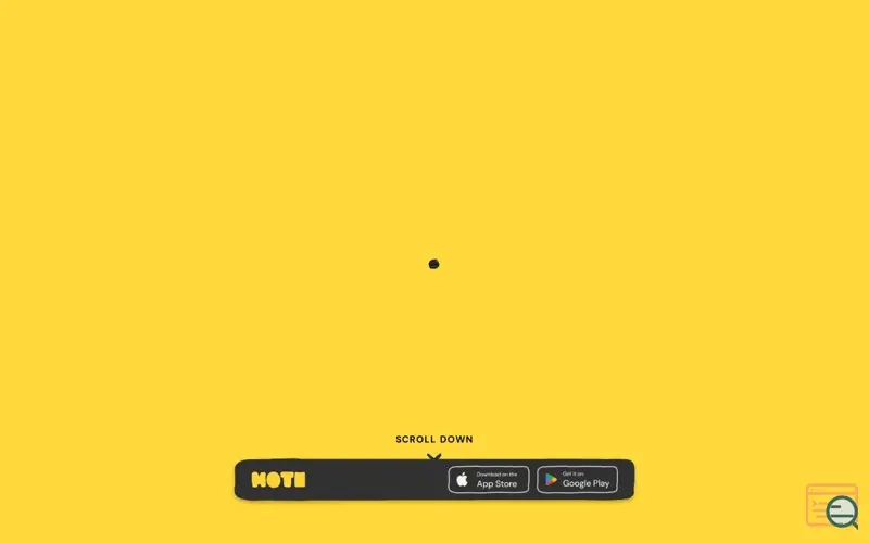 Screenshot of Moti, The Challenge App