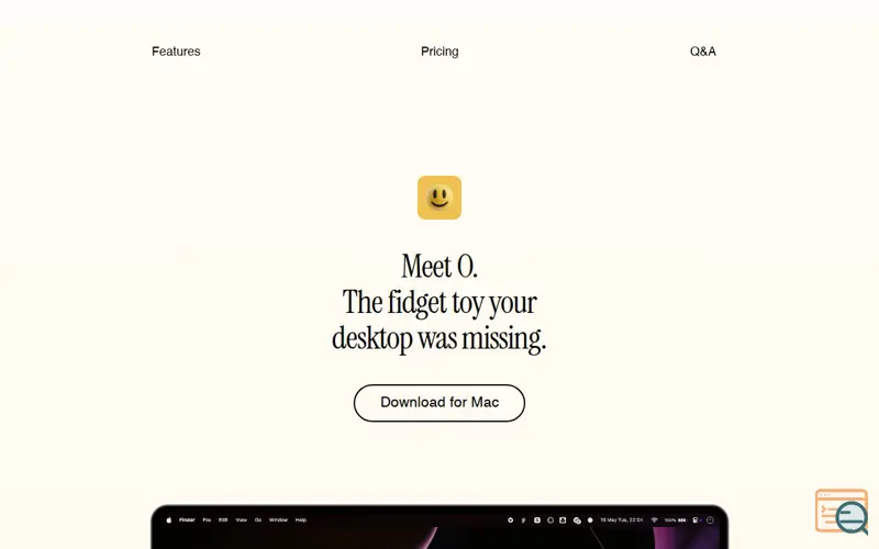 Screenshot of O
