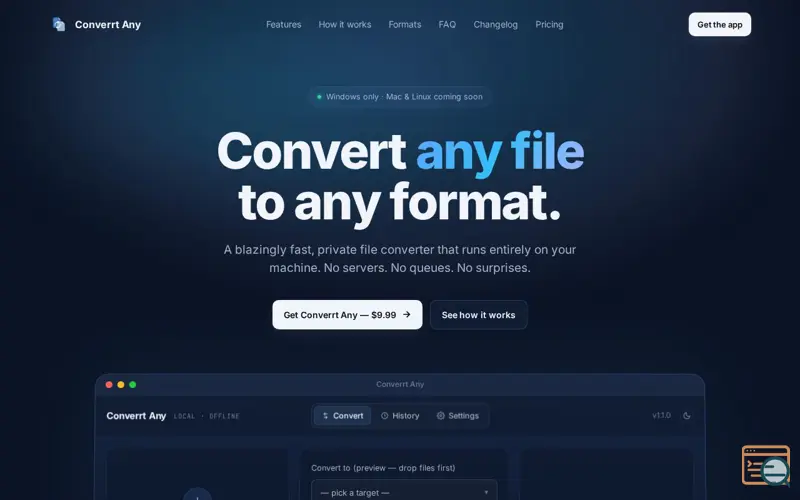 Screenshot of Converrt Any