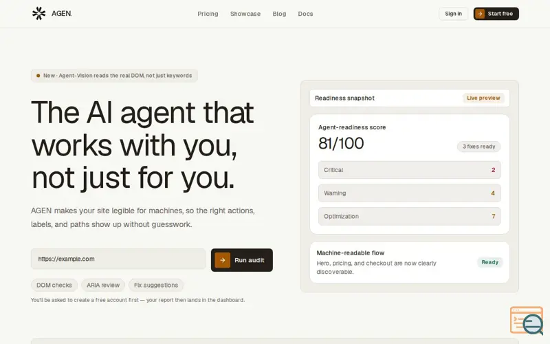 Screenshot of AGEN — the X-Ray for AI agents
