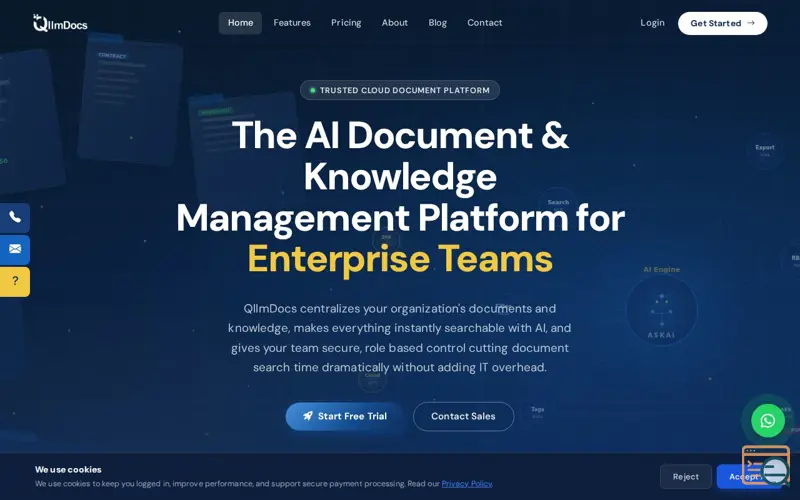Screenshot of QllmDocs