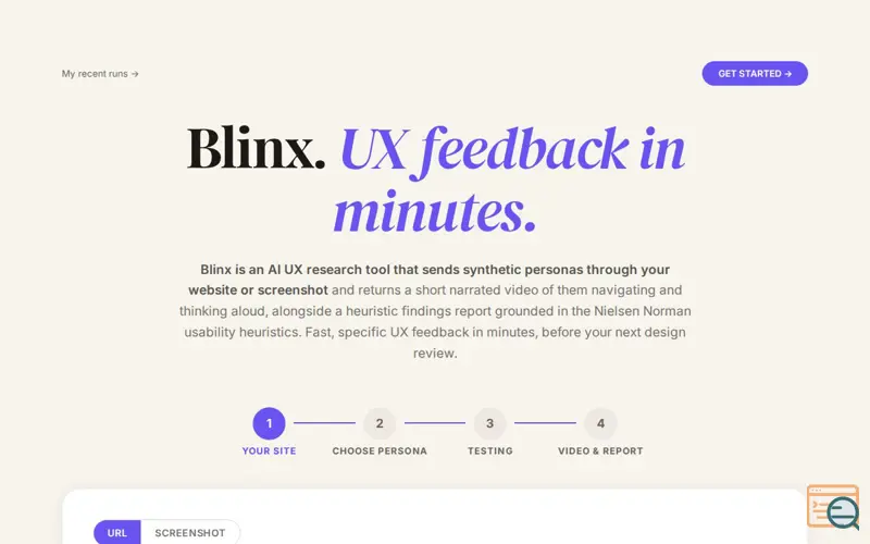 Screenshot of Blinx