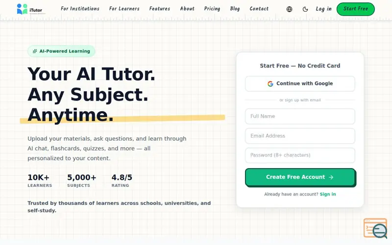 Screenshot of iTutor, a launch using Paymob