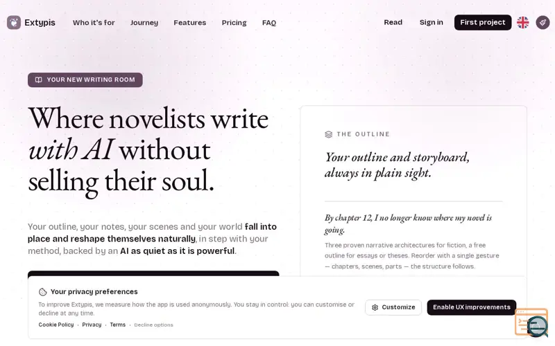 Screenshot of Extypis