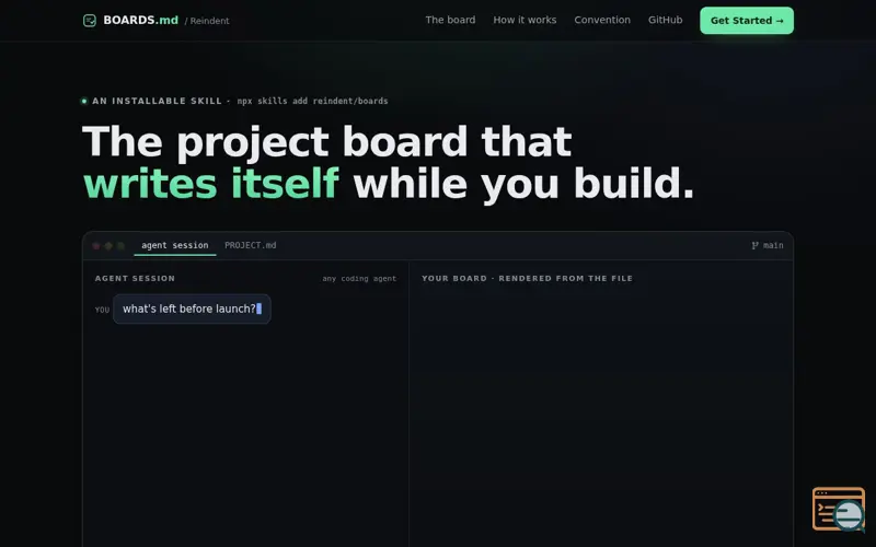 Screenshot of Boards.md