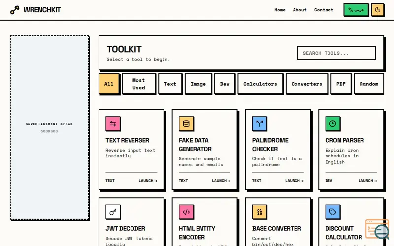 Screenshot of WrenchKit