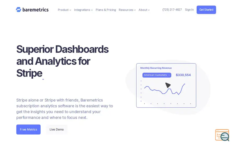 Screenshot of Baremetrics for HubSpot, a launch using Campaign Monitor