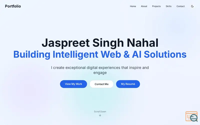 Screenshot of Jaspreet Singh Nahal