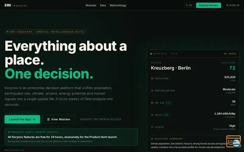 Screenshot of Korynox