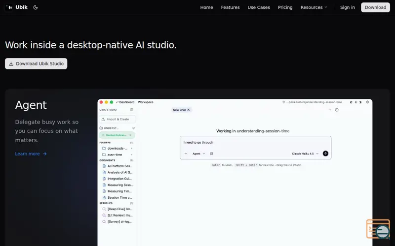 Screenshot of Ubik
