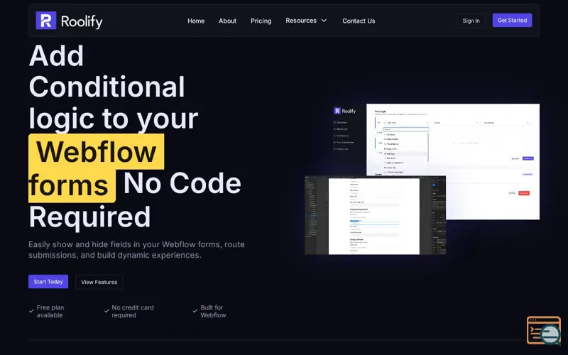 Screenshot of Roolify , a launch using SortableJS