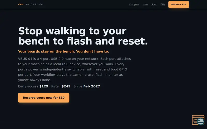 Screenshot of Bench on Your Network
