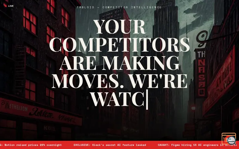 Screenshot of Tabloid
