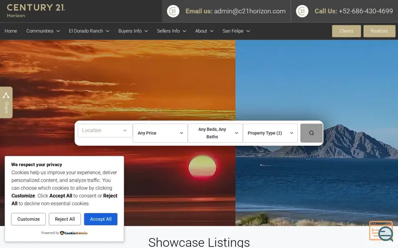 Screenshot of C21 Horizon