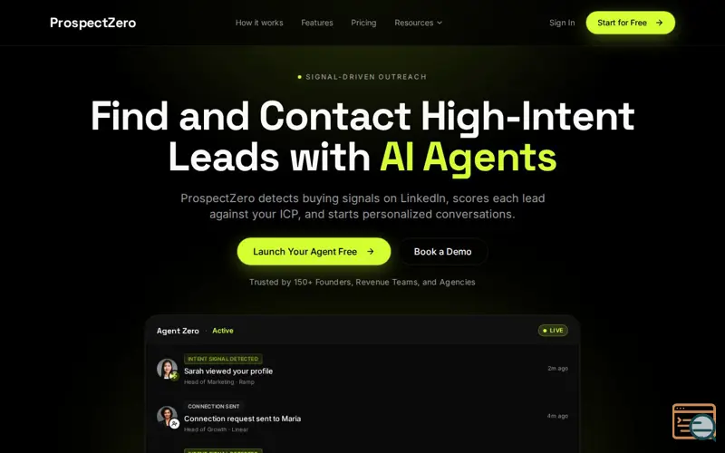 Screenshot of ProspectZero