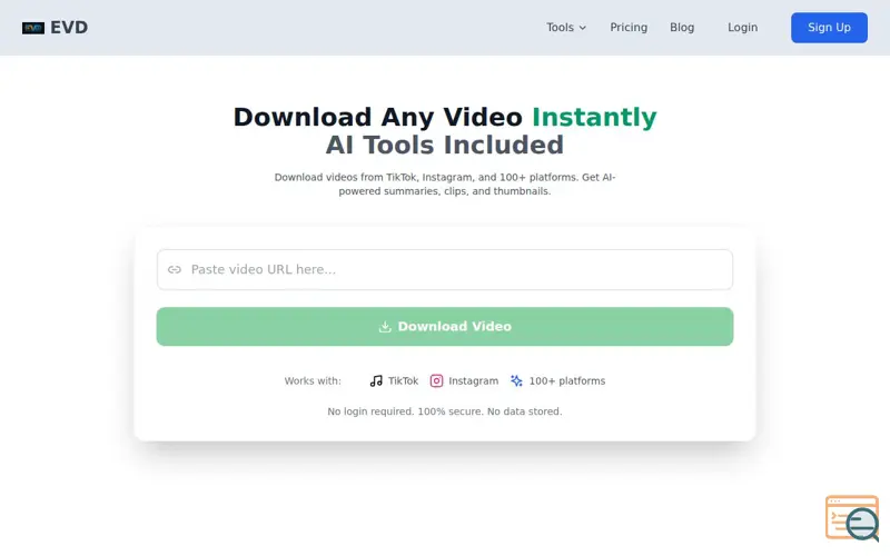Screenshot of EveryVideoTools