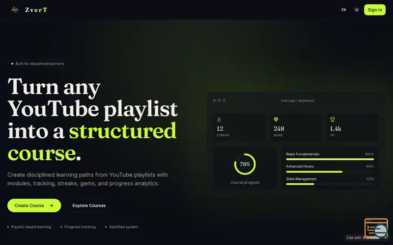 Screenshot of ZverT