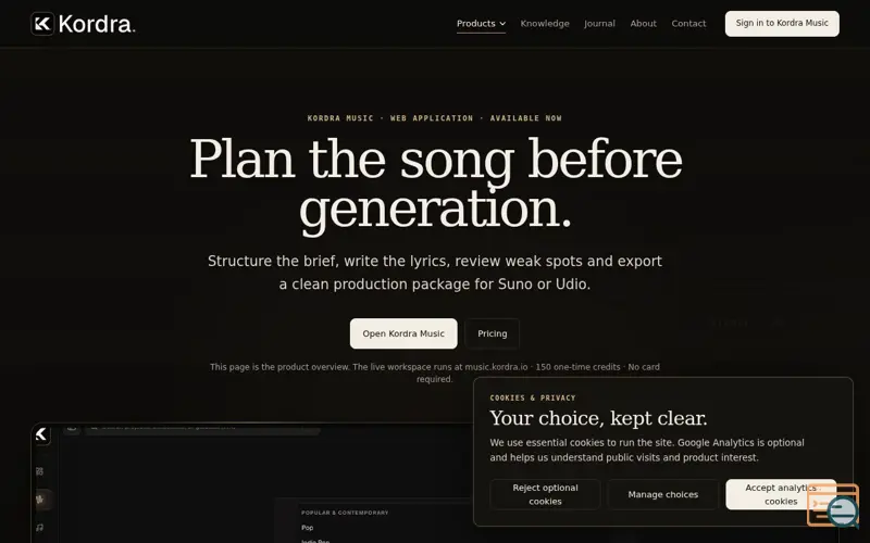 Screenshot of Kordra, a launch using EasyDoFollow