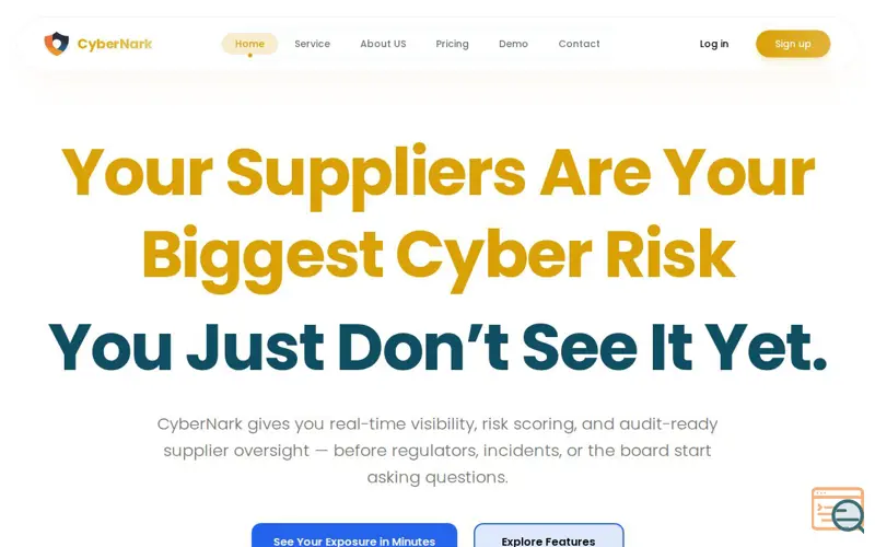 Screenshot of CyberNark, a launch using Motion