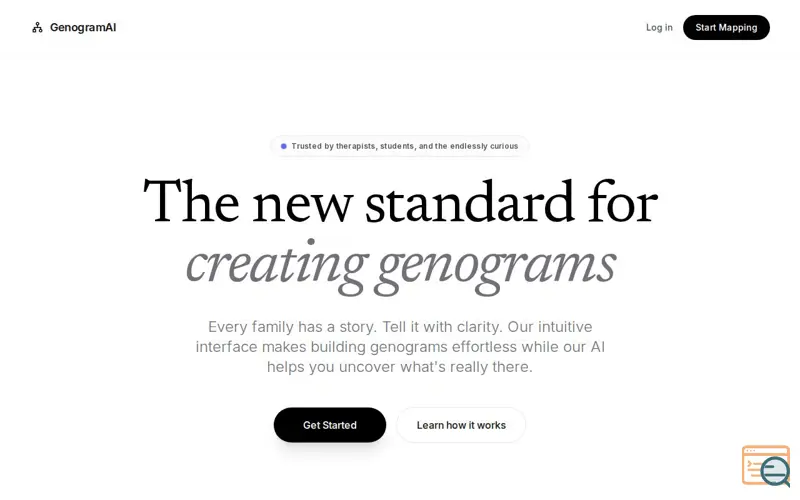 Screenshot of GenogramAI