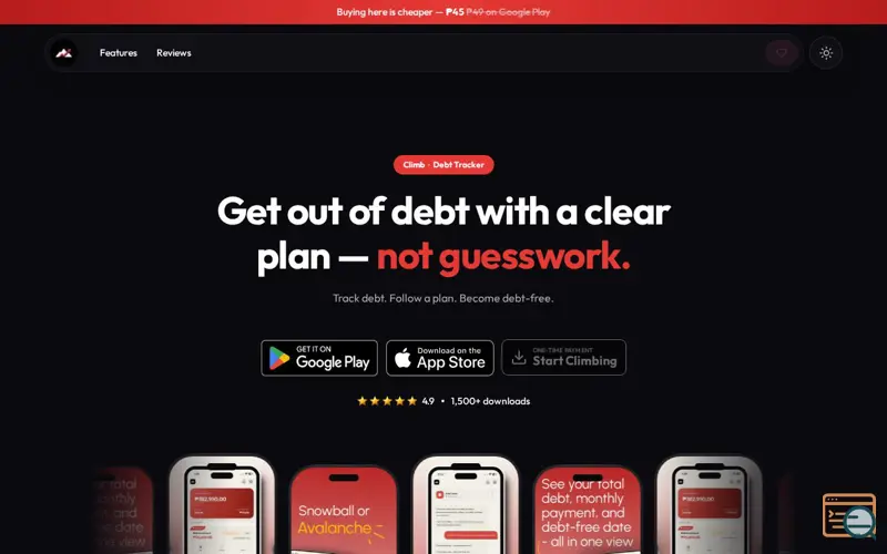 Screenshot of Climb - Debt Tracker