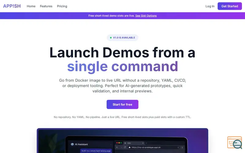 Screenshot of APPISH