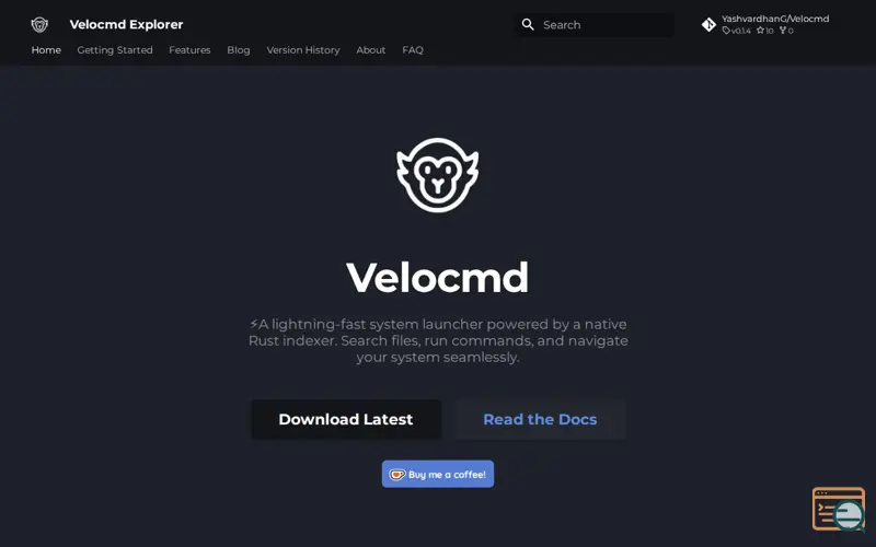 Screenshot of Velocmd Explorer