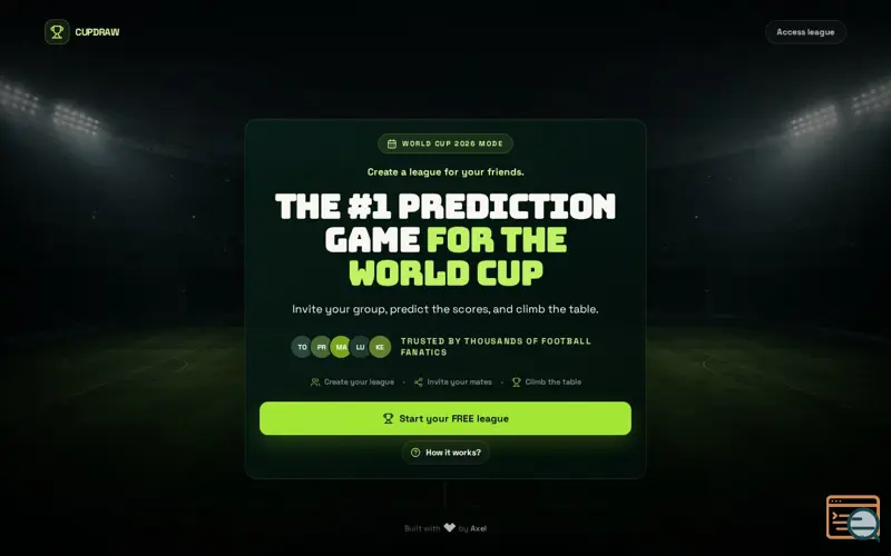 Screenshot of CupDraw