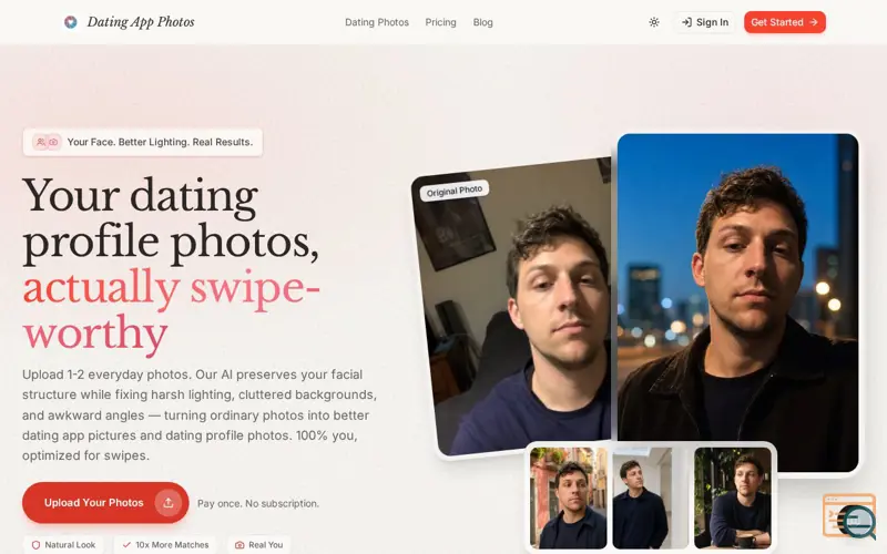 Screenshot of Dating App Photos