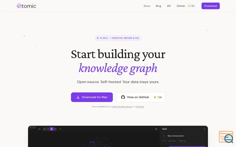 Screenshot of Atomic
