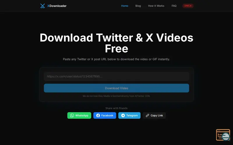 Screenshot of XDownloader