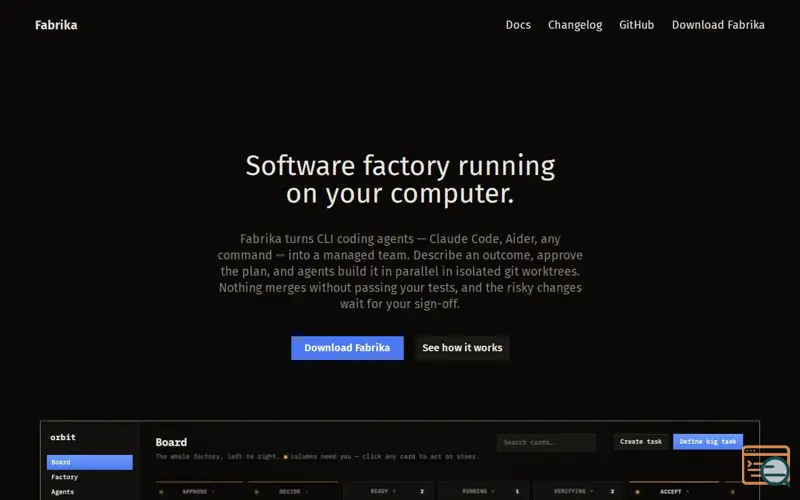 Screenshot of Fabrika-ai