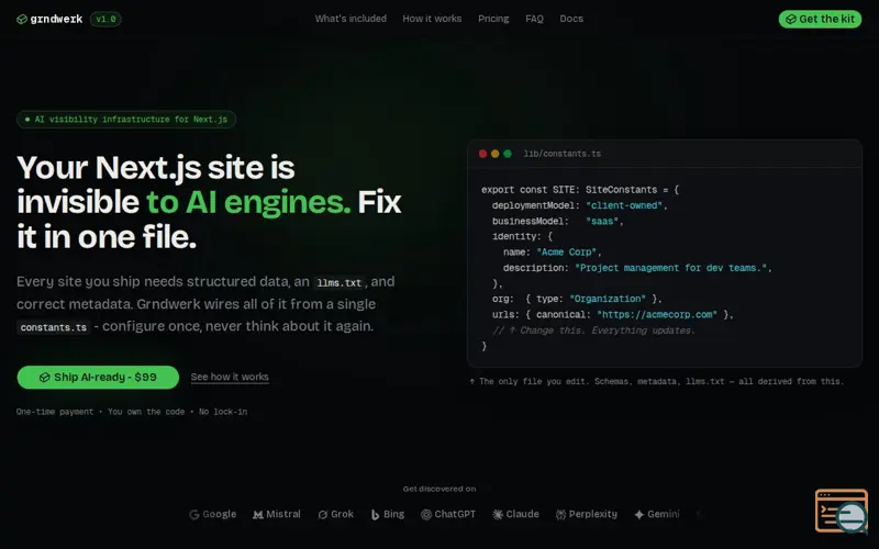 Screenshot of Grndwerk