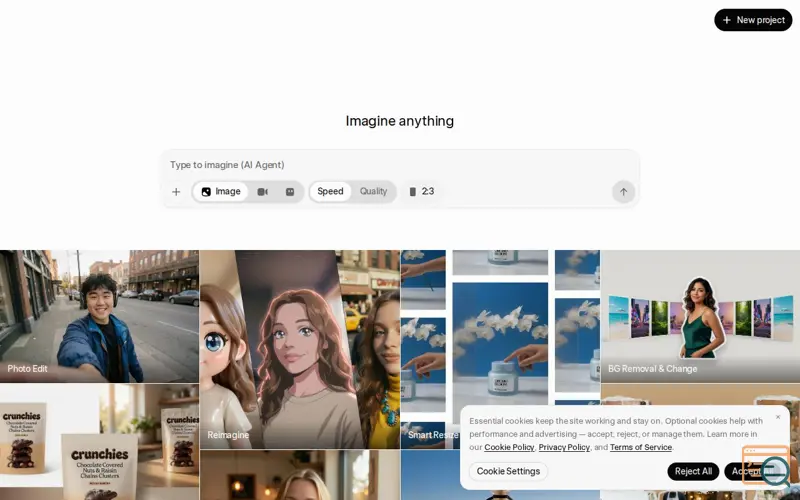 Screenshot of Grok Imagine 2.0
