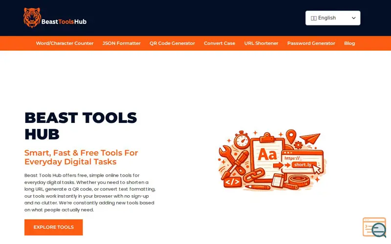 Screenshot of Beast Tools Hub