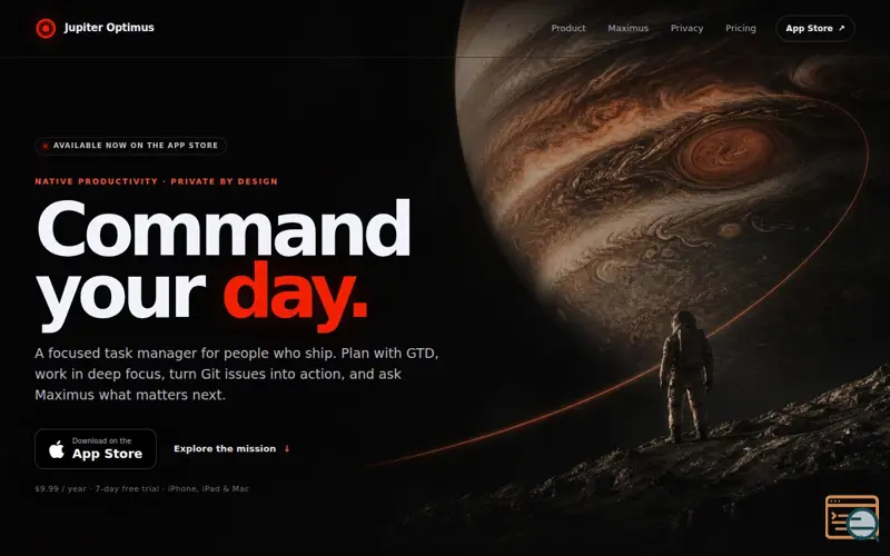 Screenshot of Jupiter Optimus