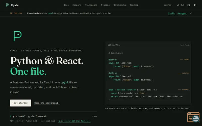 Screenshot of Pyxle
