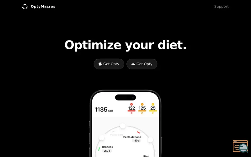 Screenshot of OptyMacros