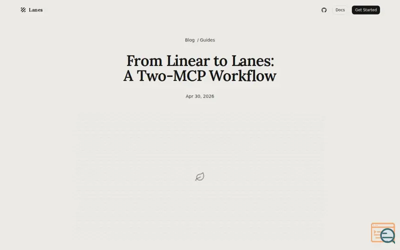 Screenshot of Lanes