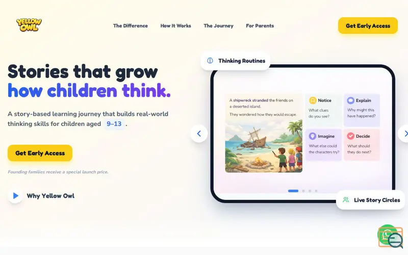 Screenshot of Yellow Owl