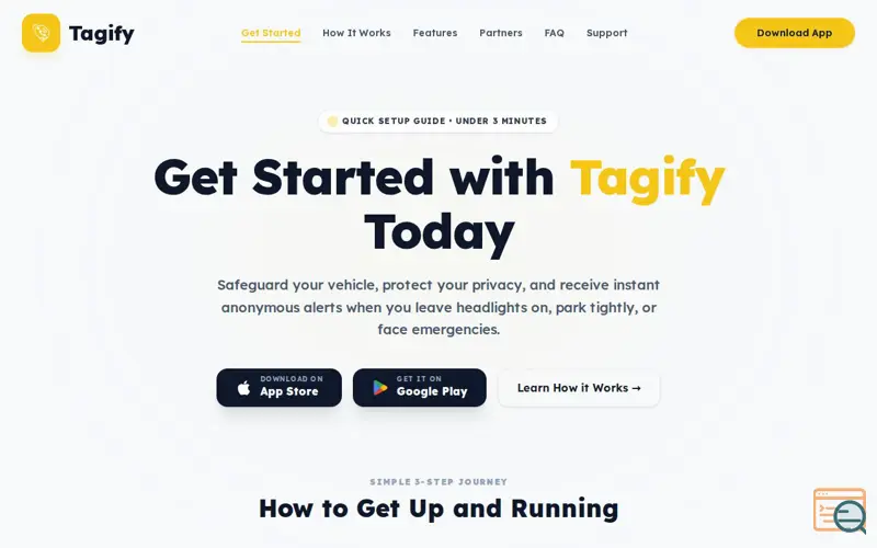 Screenshot of Tagify