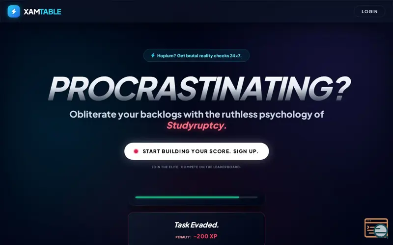 Screenshot of XamTable