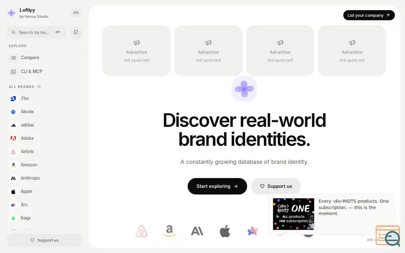 Screenshot of Loftlyy