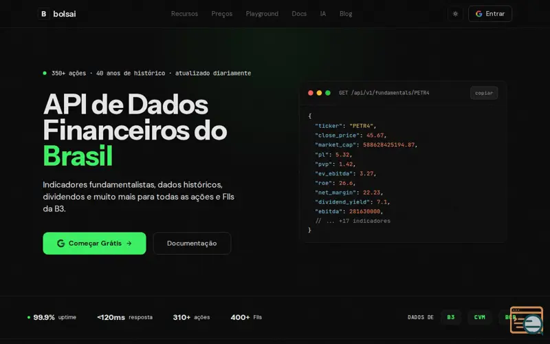 Screenshot of Bolsai