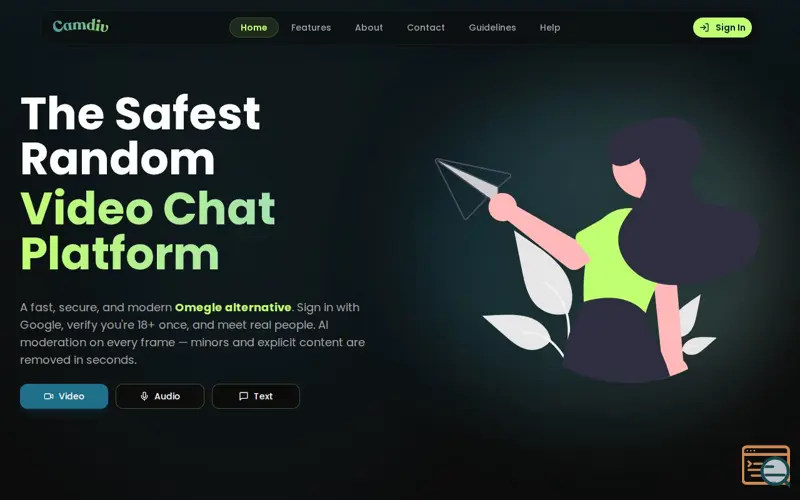 Screenshot of Camdiv