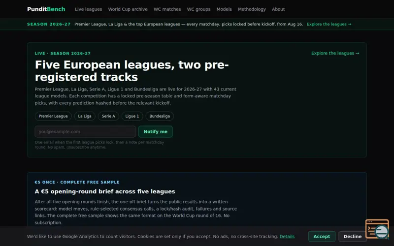 Screenshot of PunditBench