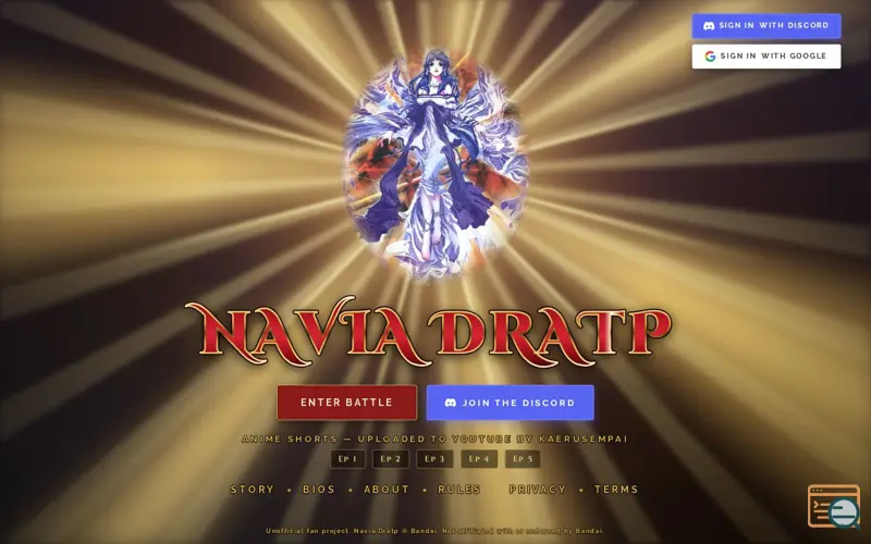 Screenshot of Navia Dratp